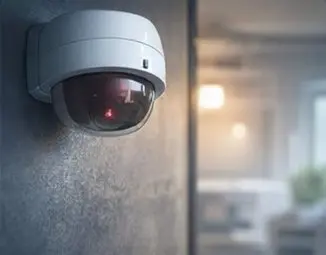 Cámara de vigilancia sin funcionamiento durante un corte de luz en el hogar