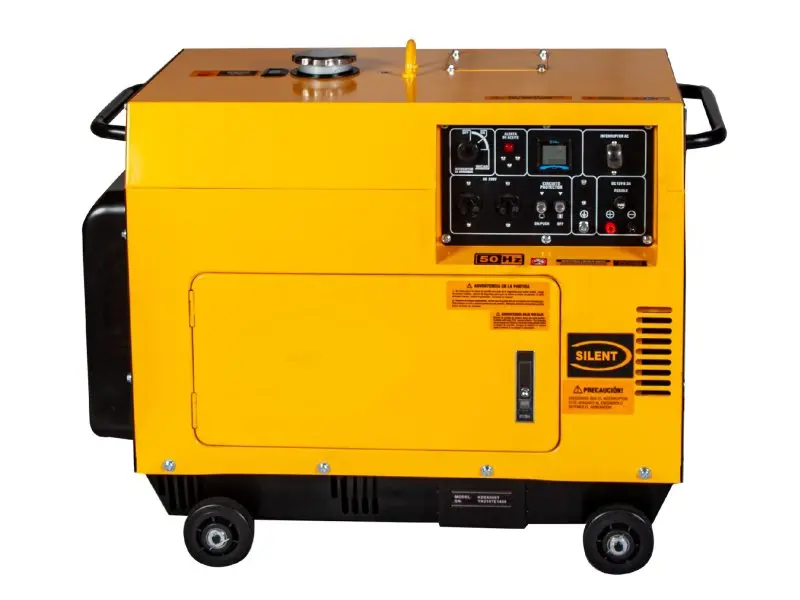 Generador eléctrico diésel Kipor 6500 watts monofásico 220V