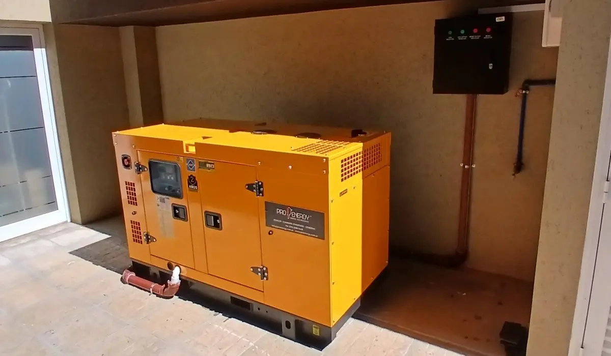 Generador New Holland diésel para comercio