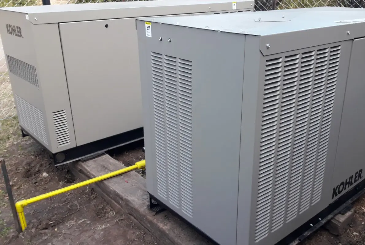 Instalación industrial de dos grupos electrógenos Kohler