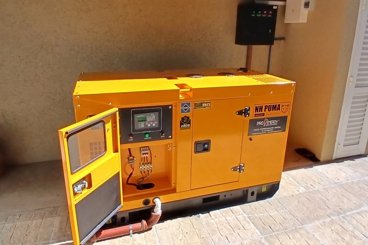 Puesta en marcha con pruebas y capacitación de uso del grupo electrógeno